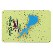 Magnet Flexible Carte Clear Lake California USA (Horizontal)
