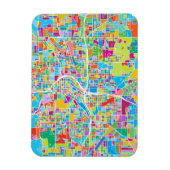 Magnet Flexible Carte colorée Atlanta (Vertical)