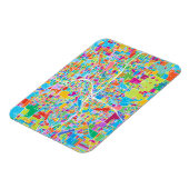 Magnet Flexible Carte colorée Atlanta (Côté Gauche)