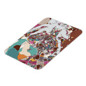 Magnet Flexible Carte colorée Brasilia (Côté Gauche)