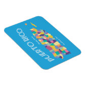 Magnet Flexible Carte colorée Porto Rico (Côté Droit)