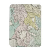 Magnet Flexible Carte d'accès du Canada 1761 (Vertical)