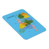 Magnet Flexible Carte d'aimant néerlandais (Côté Droit)