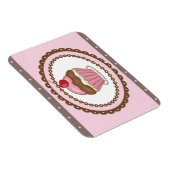 Magnet Flexible Carte d'anniversaire avec cupcake (Côté Droit)