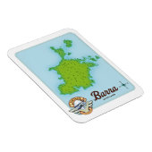 Magnet Flexible Carte de Barra Écosse (Côté Droit)
