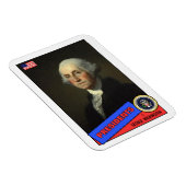 Magnet Flexible Carte de baseball de George Washington (Côté Droit)