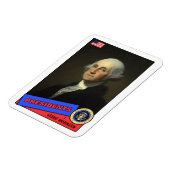 Magnet Flexible Carte de baseball de George Washington (Côté Gauche)