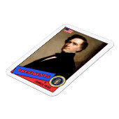 Magnet Flexible Carte de baseball Franklin Pierce (Côté Gauche)