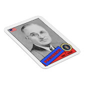 Magnet Flexible Carte de baseball Harry S. Truman (Côté Droit)