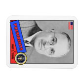 Magnet Flexible Carte de baseball Harry S. Truman (Horizontal)