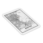 Magnet Flexible Carte de Boston (Côté Droit)