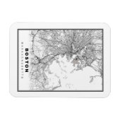 Magnet Flexible Carte de Boston (Horizontal)