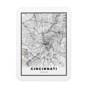 Magnet Flexible Carte de Cincinnati