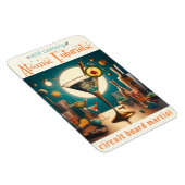 Magnet Flexible Carte de circuit futuriste atomique Martini (Côté Droit)