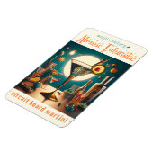 Magnet Flexible Carte de circuit futuriste atomique Martini (Côté Gauche)