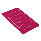 Magnet Flexible Carte de conversion de cuisine | Mesure rose moder (Côté Droit)