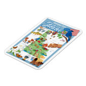 Magnet Flexible Carte de dessin de Idaho (Côté Gauche)