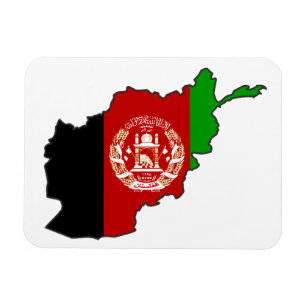 Magnet Flexible Carte de drapeau de l'Afghanistan