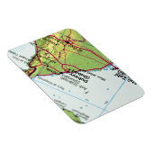 Magnet Flexible Carte de Dubaï (Côté Droit)