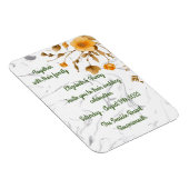 Magnet Flexible Carte de faire-part de mariage (Côté Droit)