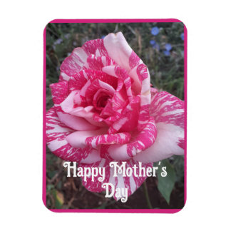 Magnet Flexible Carte de Fête des Mères Fleurs Roses Florales Rose