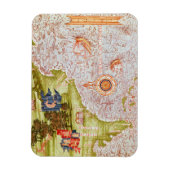 Magnet Flexible Carte de Floride et Antilles (Vertical)
