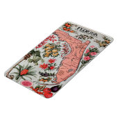 Magnet Flexible Carte de Floride vintage (Côté Gauche)