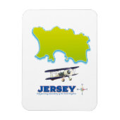 Magnet Flexible Carte de Jersey. (Vertical)
