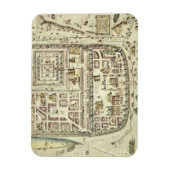 Magnet Flexible Carte de Jérusalem et des environs, de 'C (Vertical)