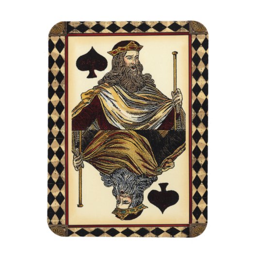 Magnet Flexible Carte de jeu King of Spades par Vision Studio (Vertical)