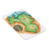 Magnet Flexible Carte de la Chine (Côté Droit)