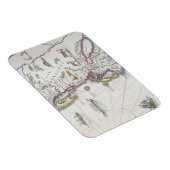 Magnet Flexible Carte de la côte Est (Côté Droit)