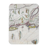 Magnet Flexible Carte de la côte Est (Vertical)