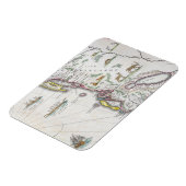 Magnet Flexible Carte de la côte Est (Côté Gauche)