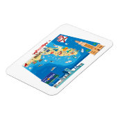 Magnet Flexible Carte de la Floride (Côté Gauche)