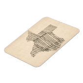 Magnet Flexible Carte de la musique ancienne au Texas (Côté Gauche)