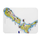 Magnet Flexible Carte de la Nouvelle-Zélande (Horizontal)