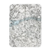 Magnet Flexible Carte de la plaque XXVIII de l'hémisphère Sud (Vertical)