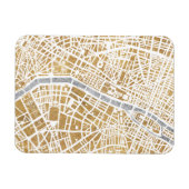 Magnet Flexible Carte De La Ville De Paris (Horizontal)