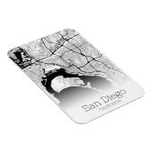 Magnet Flexible Carte de la ville de San Diego (Côté Droit)