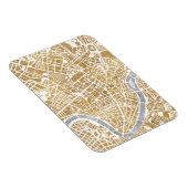 Magnet Flexible Carte De La Ville Dorée De Rome (Côté Droit)