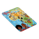 Magnet Flexible Carte de l'Afrique (Côté Droit)