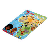 Magnet Flexible Carte de l'Afrique (Côté Gauche)