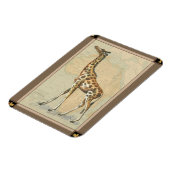Magnet Flexible Carte de l'Afrique et une girafe (Côté Gauche)