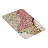 MAGNET FLEXIBLE CARTE DE L'AMÉRIQUE COLONIALE, 1733 (Côté Droit)