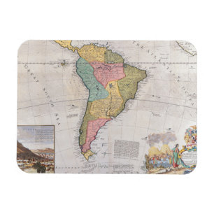 Magnet Flexible Carte de l'Amérique du Sud 3