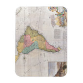 Magnet Flexible Carte de l'Amérique du Sud 3 (Vertical)