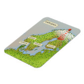 Magnet Flexible Carte de Laponie (Côté Gauche)