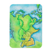 Magnet Flexible Carte de l'Asie (Vertical)