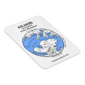 Magnet Flexible Carte de l'Atlantide - Hémisphère inférieur - Aima (Côté Droit)